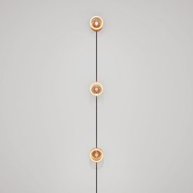 Spostaluce wall lamp with plug and 3 Ghost bulbs