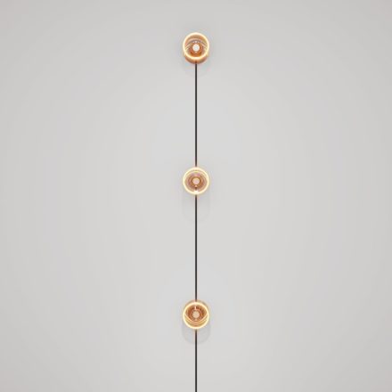 Spostaluce wall lamp with plug and 3 Ghost bulbs