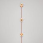 Spostaluce wall lamp with plug and 3 Ghost bulbs