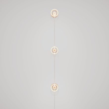 Spostaluce wall lamp with plug and 3 Ghost bulbs