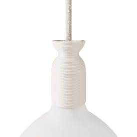 E27 lamp socket set made from recycled plastic, 3D printed