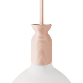 E27 lamp socket set made from recycled plastic, 3D printed