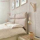 Wooden E27 lamp socket set