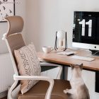 Wooden E27 lamp socket set