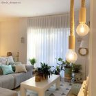 Wooden E27 lamp holder set for 2XL cable