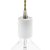  Wooden E27 lamp holder set