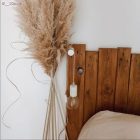 Wooden E27 lamp socket set