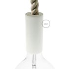 Wooden E27 lamp holder set for 2XL cable