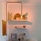 Wooden E27 lamp holder set for 2XL cable