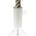 Wooden E27 lamp socket set for 3XL cable