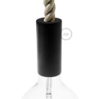 Wooden E27 lamp holder set for 2XL cable