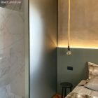 Wooden E27 lamp socket set for 3XL cable