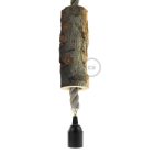 Large bark E27 lamp holder set