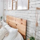 Wooden E27 lamp holder set with hidden cable clamp