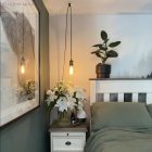 Vintage aluminum E27 lamp holder set