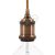  Vintage aluminum E27 lamp holder set