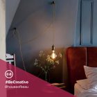 Vintage aluminum E27 lamp holder set