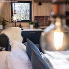 Vintage aluminum E27 lamp holder set