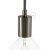  Cylindrical metal E27 lamp holder set