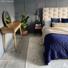 Cylindrical metal E27 lamp socket set with 7 cm cable clamp