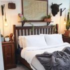 Cylindrical metal E27 lamp holder set with 15 cm cable clamp