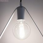 Cylindrical metal E27 lamp socket set