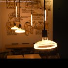 Cylindrical metal E27 lamp socket set