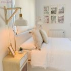 E27 semi-recessed metal lamp holder set with concealed cable clamp