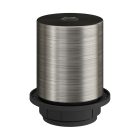 E27 semi-recessed metal lamp holder set with concealed cable clamp