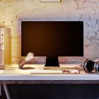  SI! 5V table lamp with ST64 bulb and metal base