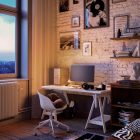  SI! 5V table lamp with ST64 bulb and metal base