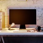  SI! 5V table lamp with ST64 bulb and metal base