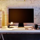  SI! 5 V table lamp with A60 bulb and metal base