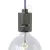 Brushed aluminum - single-connector bulb connector set - E26