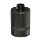 Brushed aluminum - single-connector bulb connector set - E26