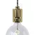Brushed aluminum - single-connector bulb connector set - E26