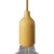 Silicone E26 lamp socket set with concealed cable clamp