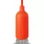 Silicone E27 lamp socket set with switch and hidden cable clamps