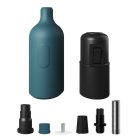 Silicone E27 lamp socket set with switch and hidden cable clamps