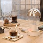 MINI-UFO: double-sided wooden disc READING BALLSH*T collection, theme GUERRA E PACE + MEGLIO DEL FILM