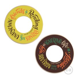   MINI-UFO Wooden double-sided MINI-UFO Pemberley Pond mod. PESSOA+BALZAC