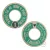 MINI-UFO: double-sided wooden disc READING BALLSH*T collection, theme COVER + ORIGINAL LANGUAGE