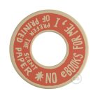 MINI-UFO: double-sided wooden disc READING BALLSH*T collection, theme PAGE + SCENT OF PAPER