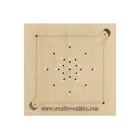 Wooden template for drilling Rose-One covers