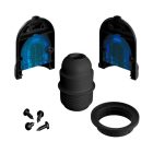 EIVA ELEGANT, E27 outdoor silicone lamp holder set for lampshades – the first IP65 wired lamp holder for the Modulair system