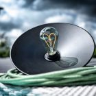 EIVA ELEGANT, E27 outdoor silicone lamp holder set for lampshades – the first IP65 wired lamp holder for the Modulair system