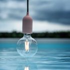 EIVA PASTEL, E27 outdoor silicone lamp holder set – the world's first IP65 wired lamp holder for the Modulair system