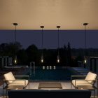 EIVA Cylindrical outdoor ceiling rosette set IP65 - made of soft-touch silicone for the Modulair system