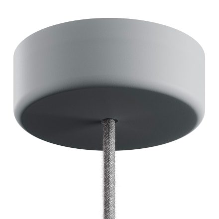 EIVA Cylindrical outdoor ceiling rosette set IP65 - made of soft-touch silicone for the Modulair system