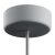 EIVA Cylindrical outdoor ceiling rosette set IP65 - made of soft-touch silicone for the Modulair system